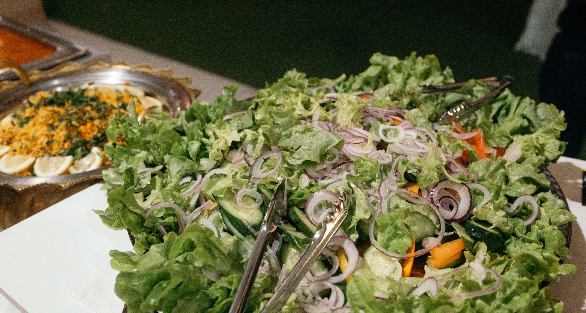 Saffron & Spice catered food and buffet setup