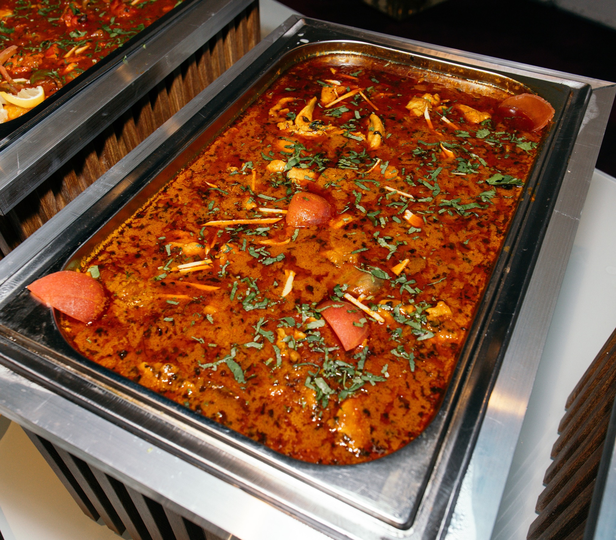 Saffron & Spice catered food and buffet setup