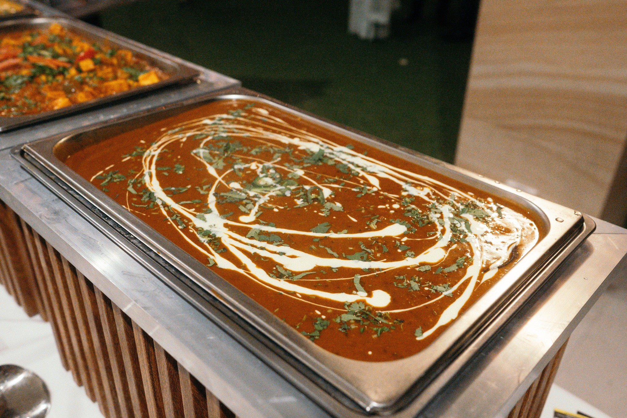 Saffron & Spice catered food and buffet setup