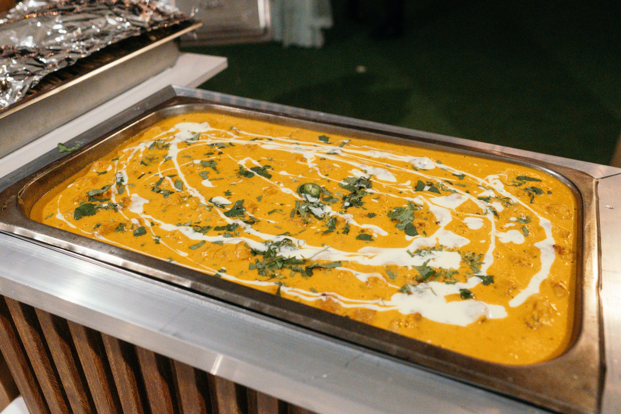Saffron & Spice catered food and buffet setup