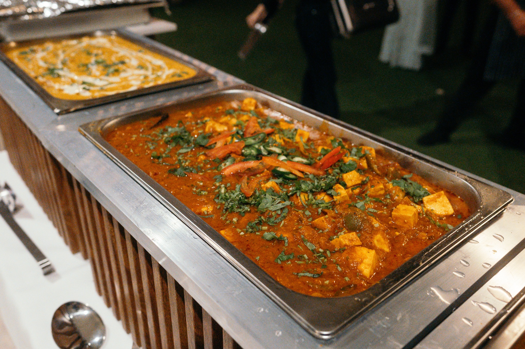 Saffron & Spice catered food and buffet setup