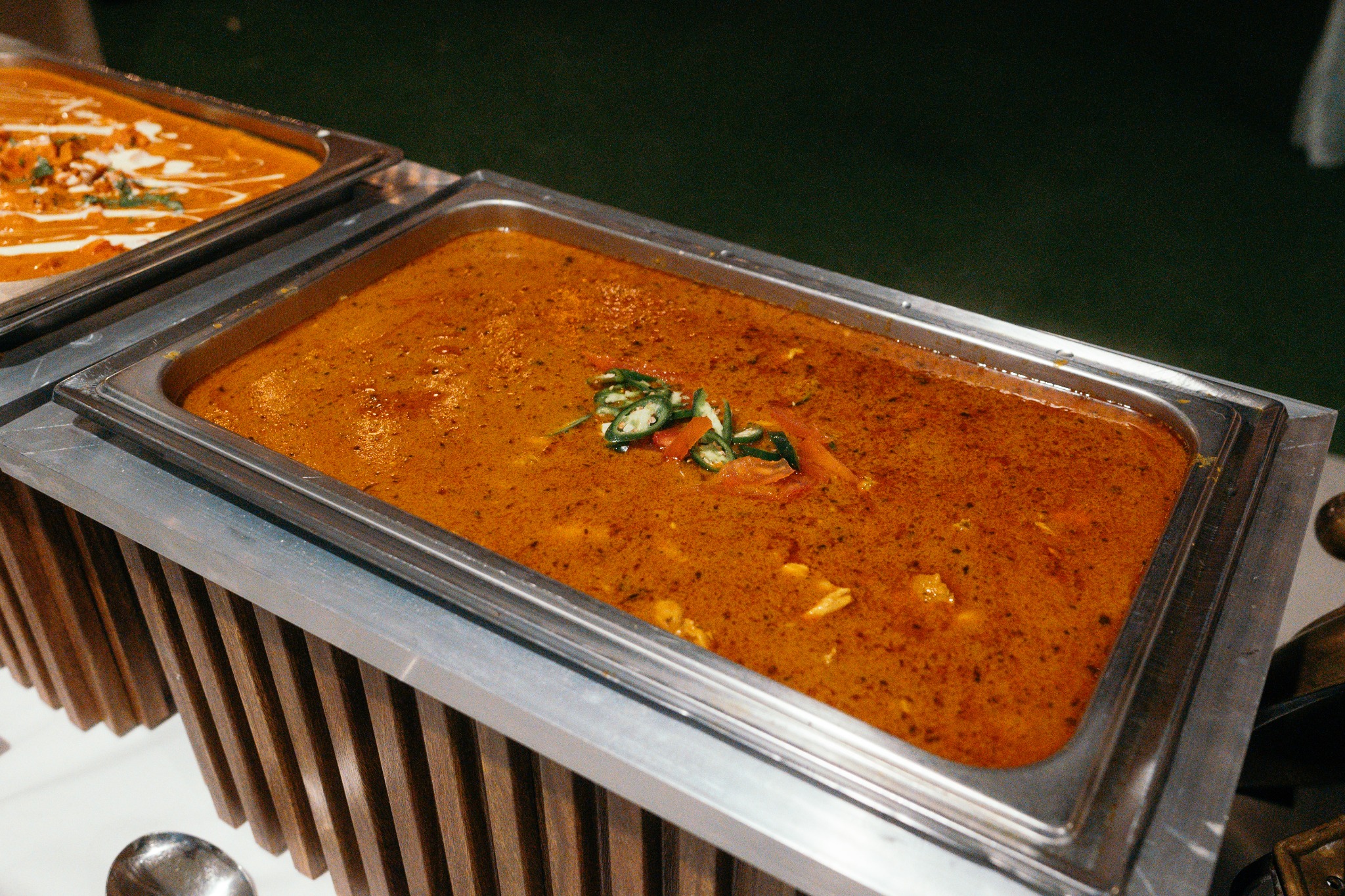 Saffron & Spice catered food and buffet setup