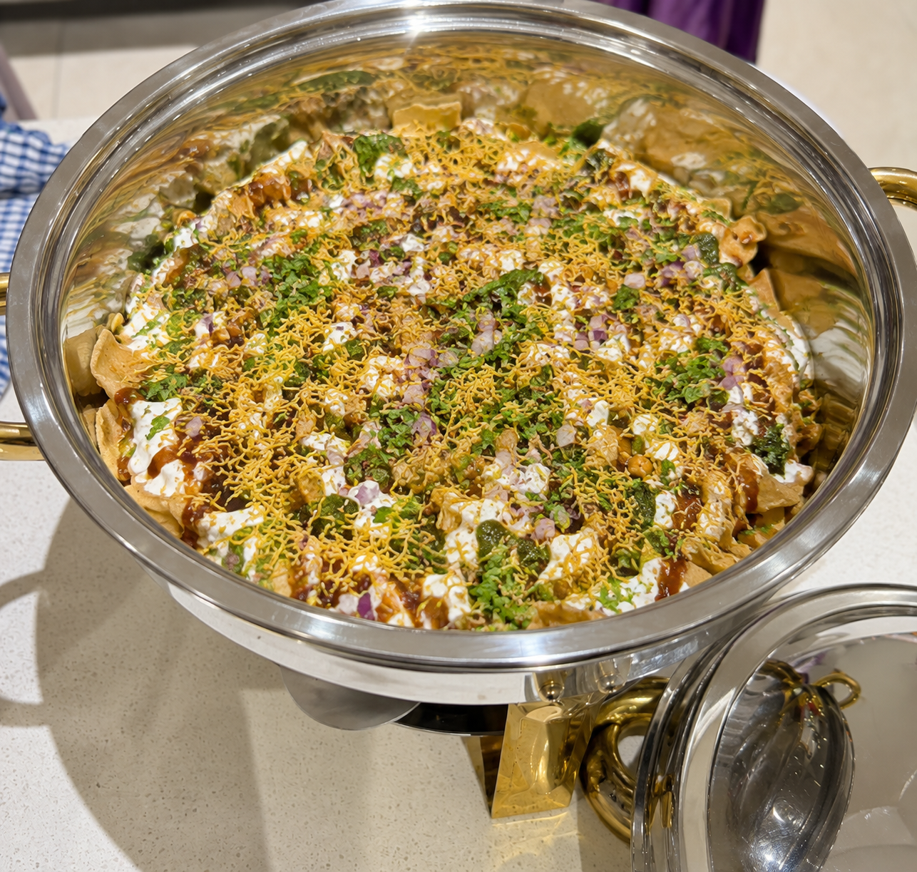 Saffron & Spice catered food and buffet setup