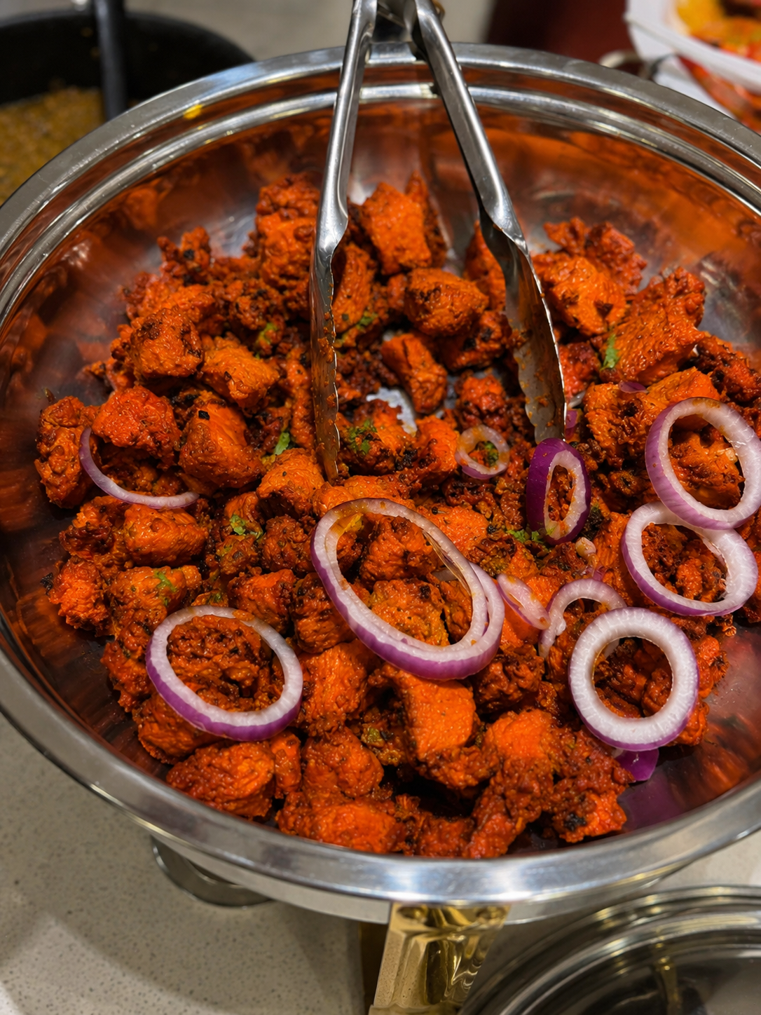 Saffron & Spice catered food and buffet setup